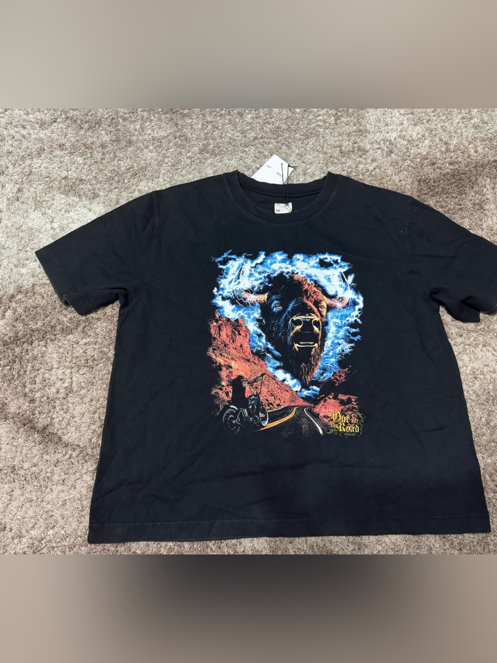 EAT DUST VINTAGE BLACK T-SHIRT